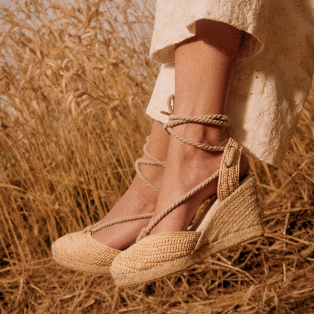 NWT Sezane Floriane Espadrilles in Raffia 38